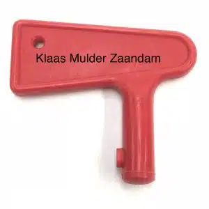 Sleutel tbv accuhoofd- schakelaar BATSW100