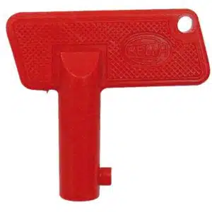 Sleutel tbv batterijschakelaar 0201