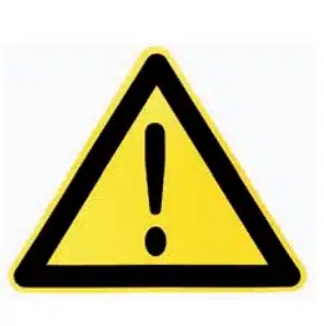 Sticker Gevaar Algemeen.