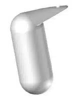 Stootwil hoek 1 zwart 15x32cm