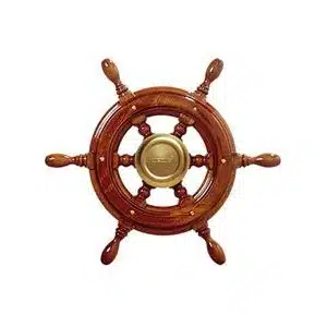 Stuurwiel Mahoniel 300mm zonder kap en hoepel