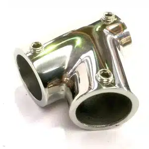 T-stuk Rechts RVS 60° D.22,2mm #201