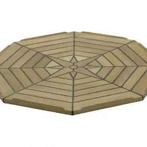 Tafelblad teak 'eight' ø 55cm