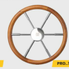 Teak stuurwiel PRO PRO50T