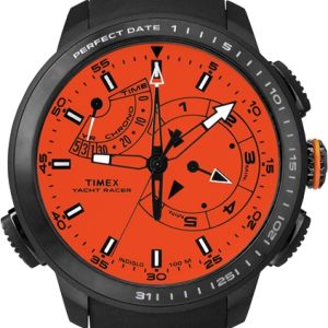 Timex IQ Yacht Racer oranje-zwart (TW2P73100)