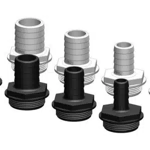 Tule 38mm 1½” BSP buitendraad lang