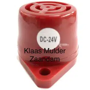 VDO Alarmzoemer opbouw 24V Zwart