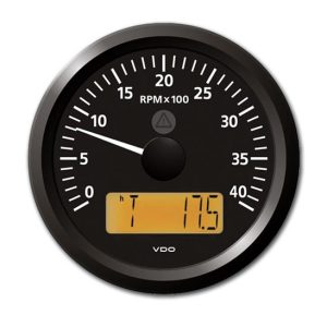 VDO VLB Toerenteller / uren 4000 rpm RB 85mm