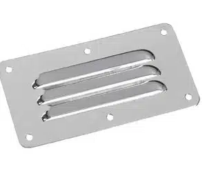 Ventilatierooster rvs 63x127mm