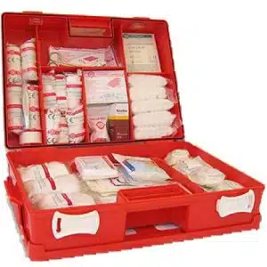 Verbandtrommel "A" Kunststof incl. Wandhouder