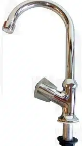 Verchr. waterkraan met draaibare uitloop 1/2"