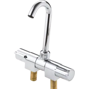 Verchroomde mengkraan, inklapbaar 3/8"-aansl.