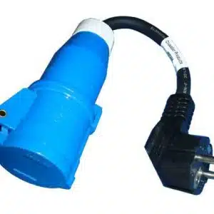 Verloop 3x1.5mm² Stekker RA ♂ / contra CEE ♀ 30 cm