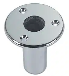 Vlaggenstokhouder 25mm inb. Rond recht