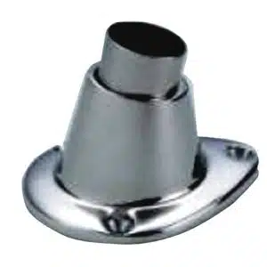 Vlaggenstokhouder rvs 25mm met insert