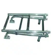 Zwemtrap RVS klapbaar 2+3-Treden met plastic bekleed