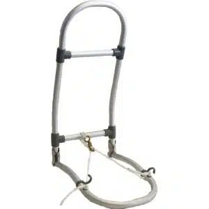 Zwemtrap aluminium voor opblaasboot 2 steps