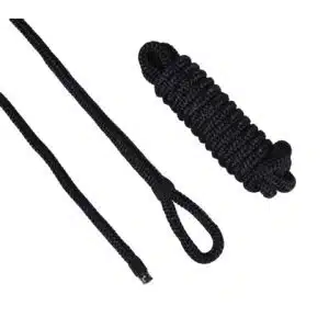 Fenderlijn polyester/pp 12mm 2.5m zwart