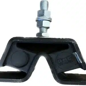 Flexibele motorsteun 50° shore, stift M16x1,5x68