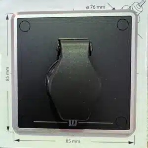 V-CAN paneel voor elektrische voortstuwing met sleutel, zwart MPE1KB