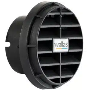 Wallas uitblaasmond afsluitbaar, Ø 75mm