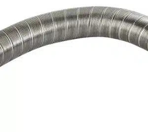 Wallas uitlaatslang RVS, Ø28/45 mm