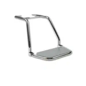 Zwaardvis Voetensteun rvs/grijs lang model