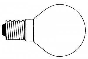 LAMP 12V 15W E14 KOGEL MAT