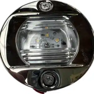 RVS Heklicht rond; met 1W LED