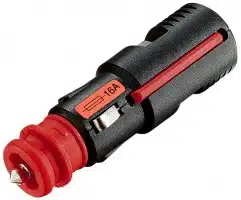 Universeelstekker met 16A porselein zekering