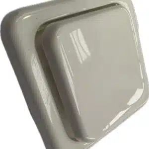 Drukschakelaar 10 mm / wit uit/(aan)