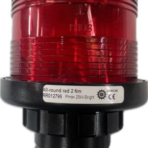 Rondschijnend rood lantaarn RR35V