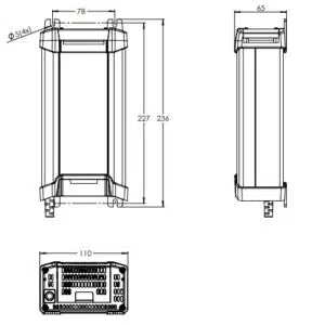 Blue Smart IP22 Charger, 12V, 15A, 3