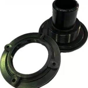 Doorvoer 38mm recht grote flens