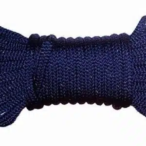 Landvast Deluxe met 40 cm oog 16 mm x 15 m navy