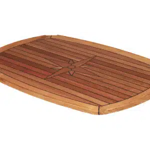 Tafelblad teak 'classic comfort' 61x94cm