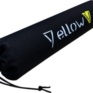 Peddel drijver voor sup- en kajak peddel afmeting 30 x 6,9 cm, zwart met YellowV logo