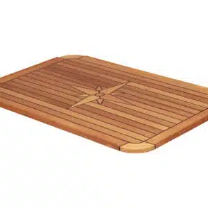 Tafelblad teak 'classic' 58x90cm