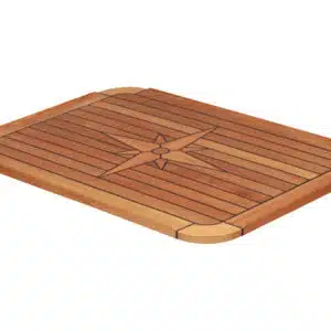 Tafelblad teak 'classic soft' 51x75cm