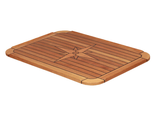 Tafelblad teak 'classic soft' 51x75cm