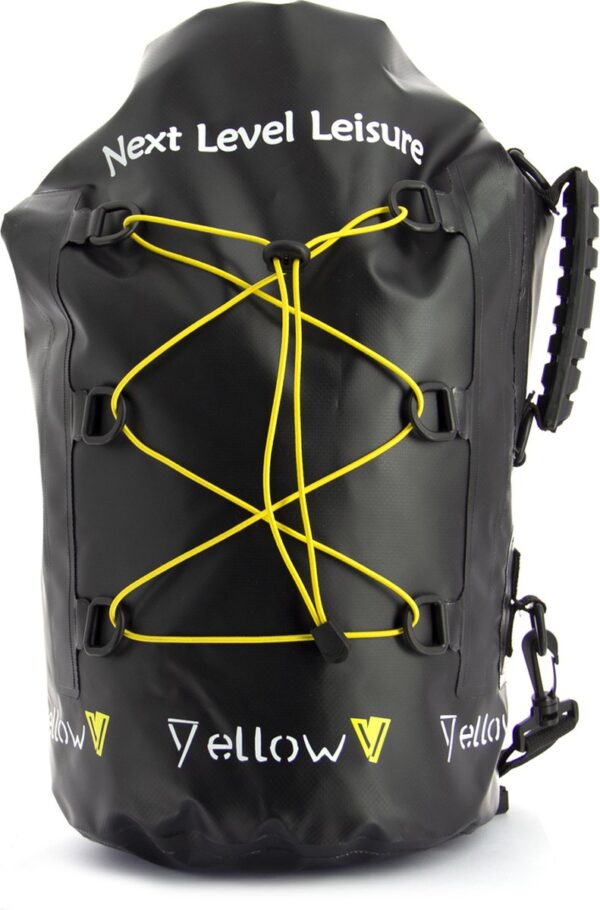Yellow V Dry bag type "Tube" zwart, 15ltr.