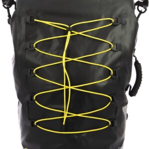 Yellow V Dry bag type "Tube" zwart, 70ltr.