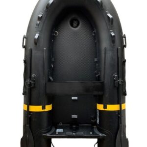 Yellow V opblaasbare boot met airdeck 2,70 mtr zwart