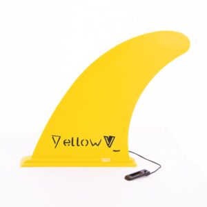 Yellow V vin 4.5inch buiten, set van 2 vinnen voor YVSUP08|...09|...11 SUP boards, kleur zwart