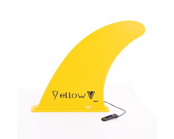 Yellow V vin 4.5inch buiten, set van 2 vinnen voor YVSUP08|...09|...11 SUP boards, kleur zwart