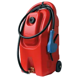Mobiele brandstoftank Caddy 59l, dubbele afsluiter