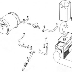 Wallas Boot installatieset 3720 Viking Combi