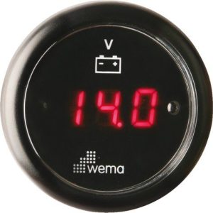 Voltmeter LED zwart