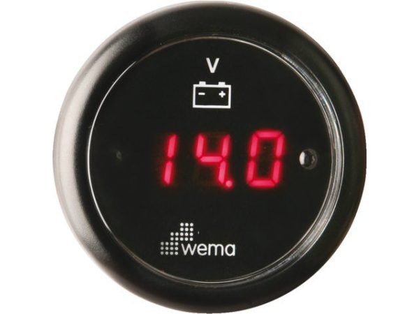 Voltmeter LED zwart