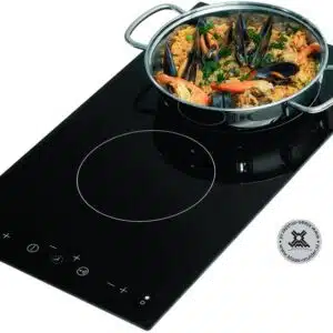 Flush mount keramische 2-pits kookplaat 220V touchscreen contol